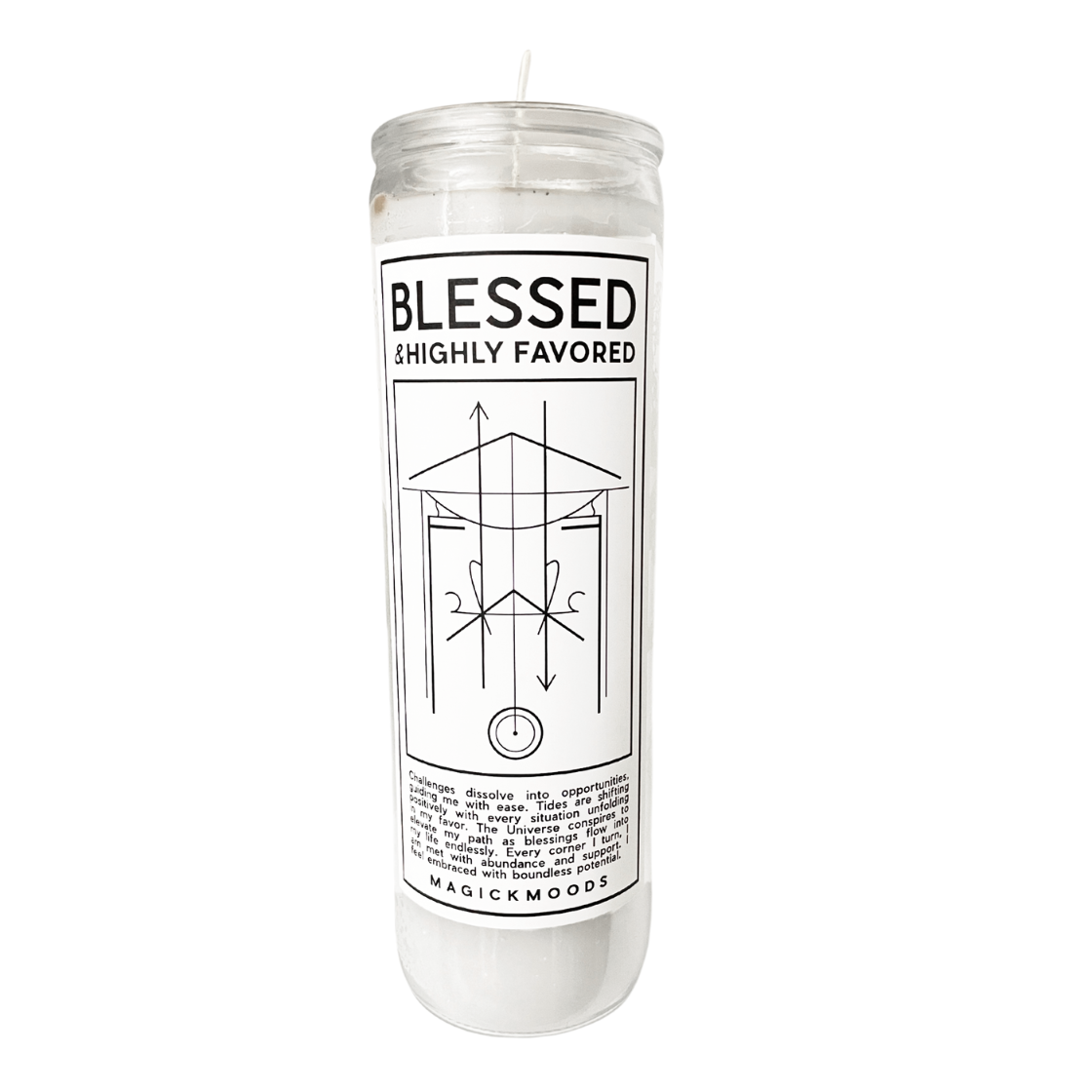 Blessed & Highly Favored 7-Day Meditation Candle - PREORDER - Ships by 07/01/2025