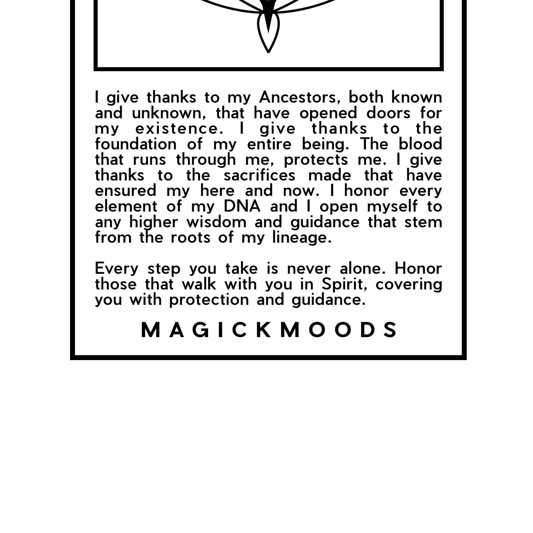 Ancestors 7-Day Meditation Candle - PREORDER - Ships by 07/01/2025