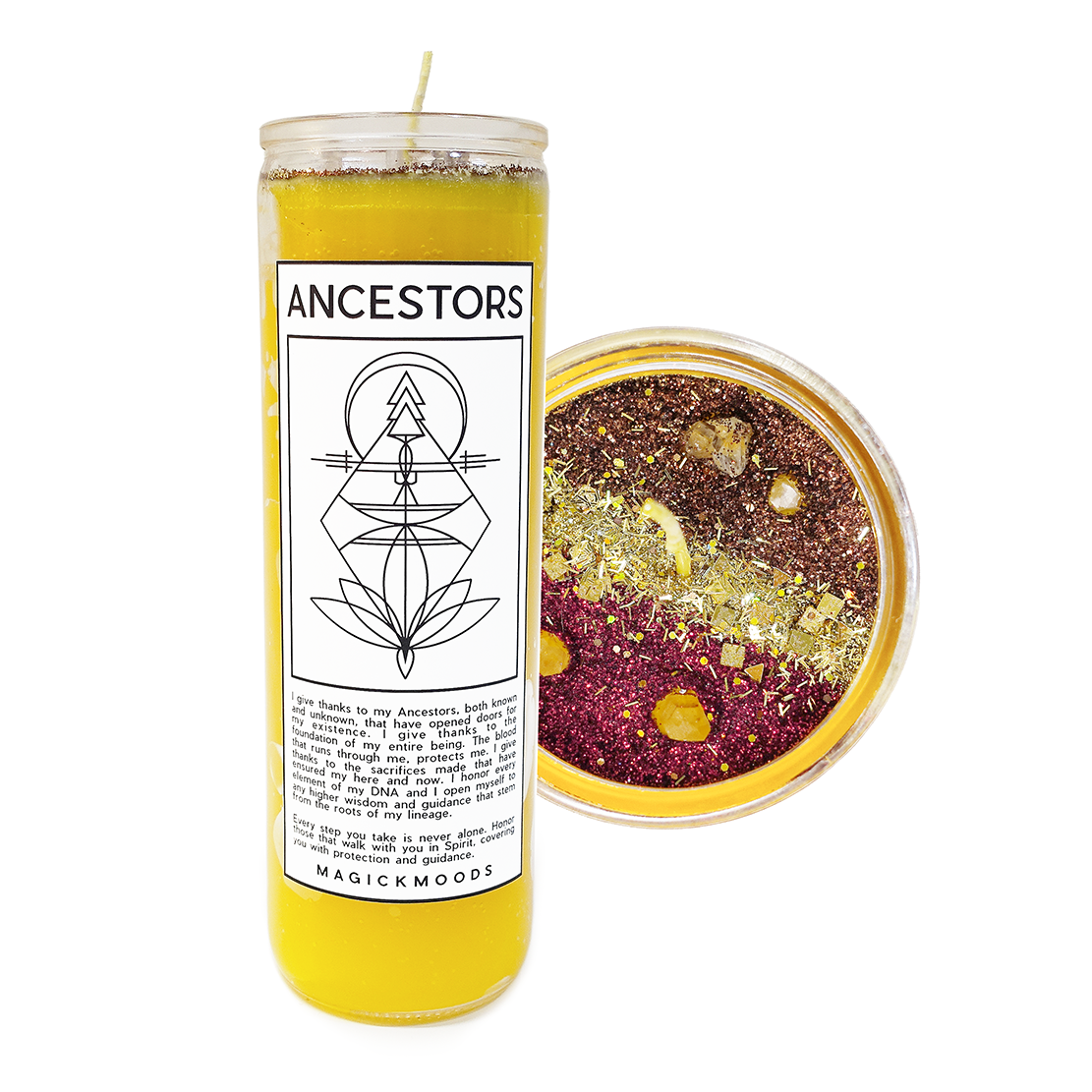 Ancestors 7-Day Meditation Candle - PREORDER - Ships by 07/01/2025