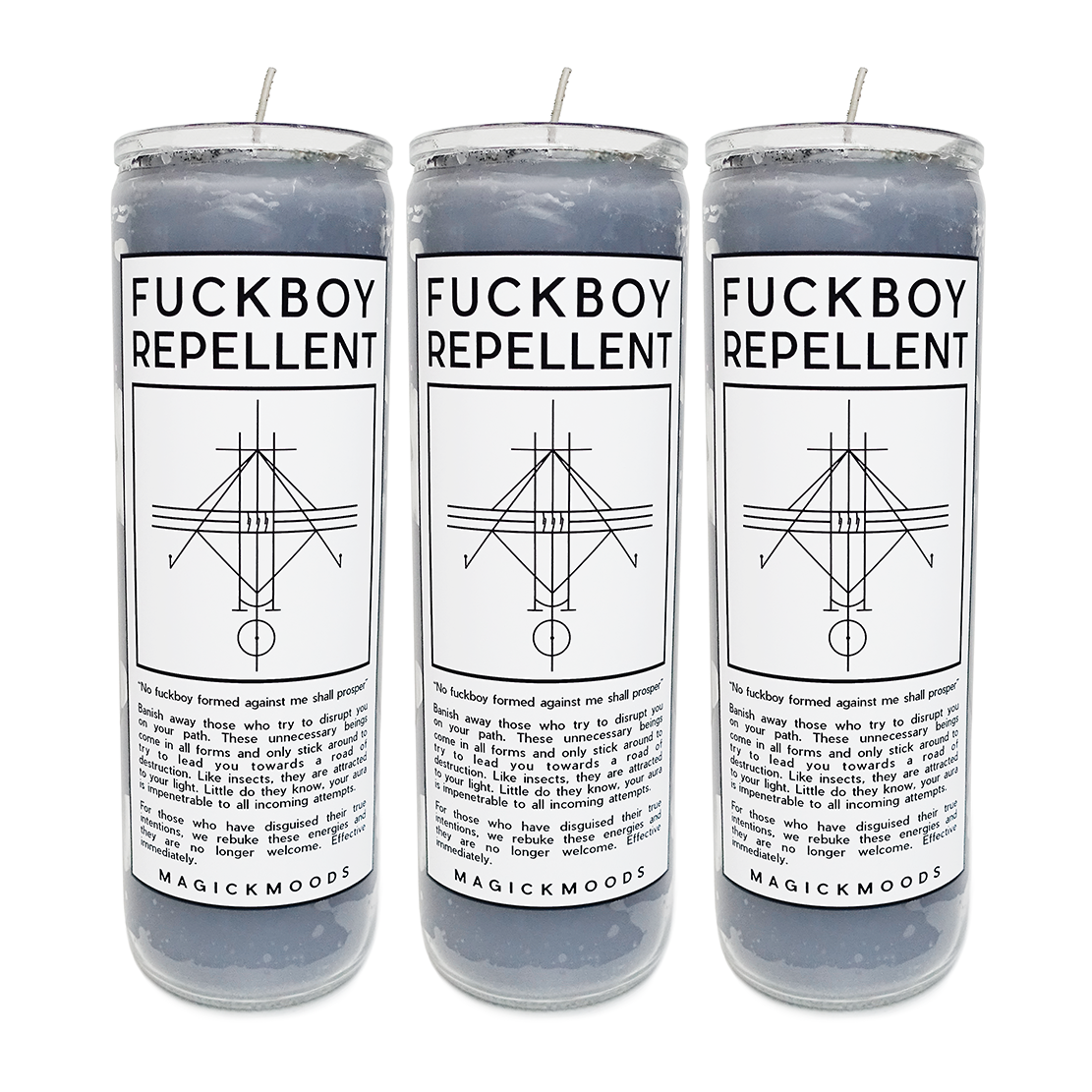 Fuckboy Repellent 7-Day Meditation Candle - PREORDER - Ships by Feb 26th, 2024