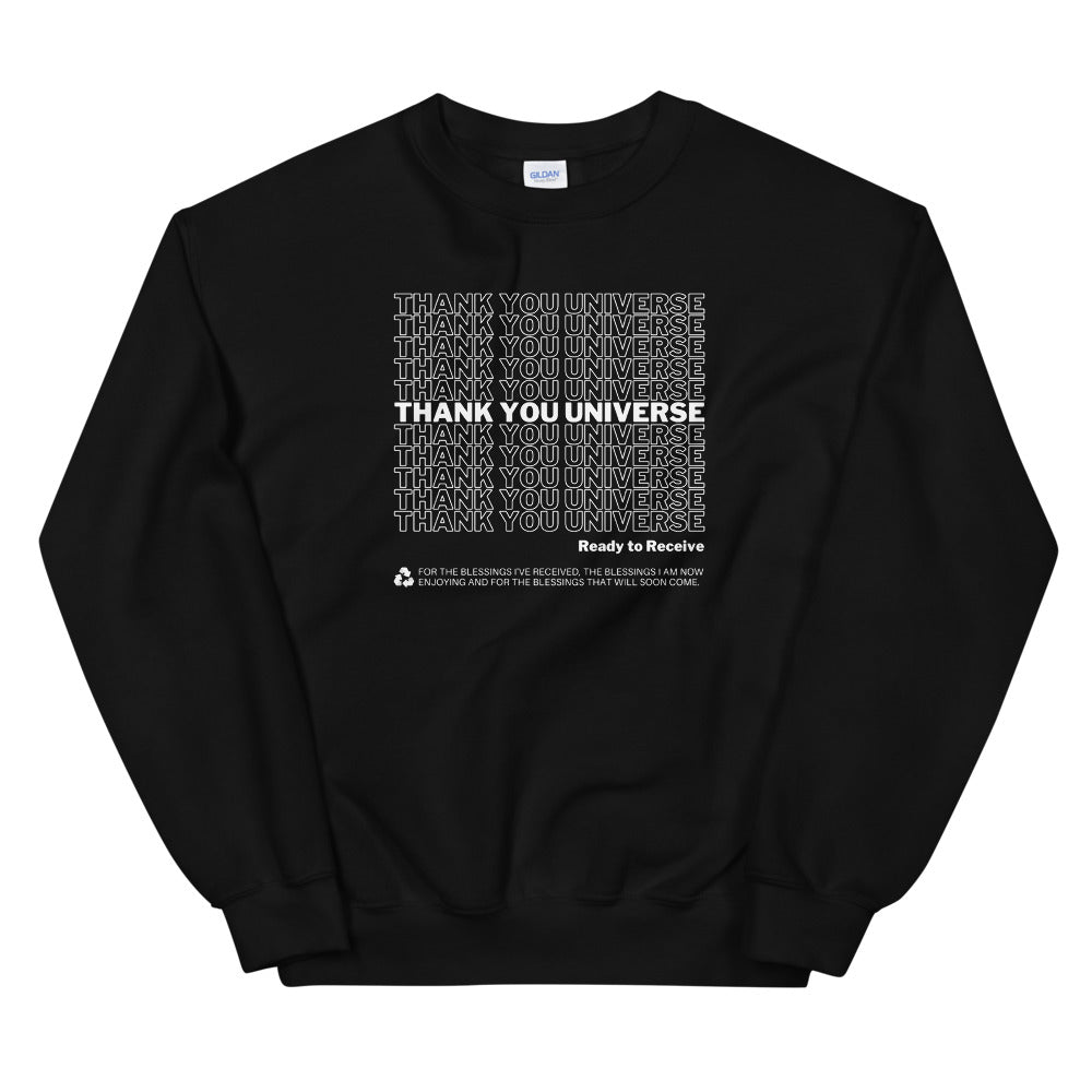 Thank You Universe Sweatshirt (Black) *Ships separately