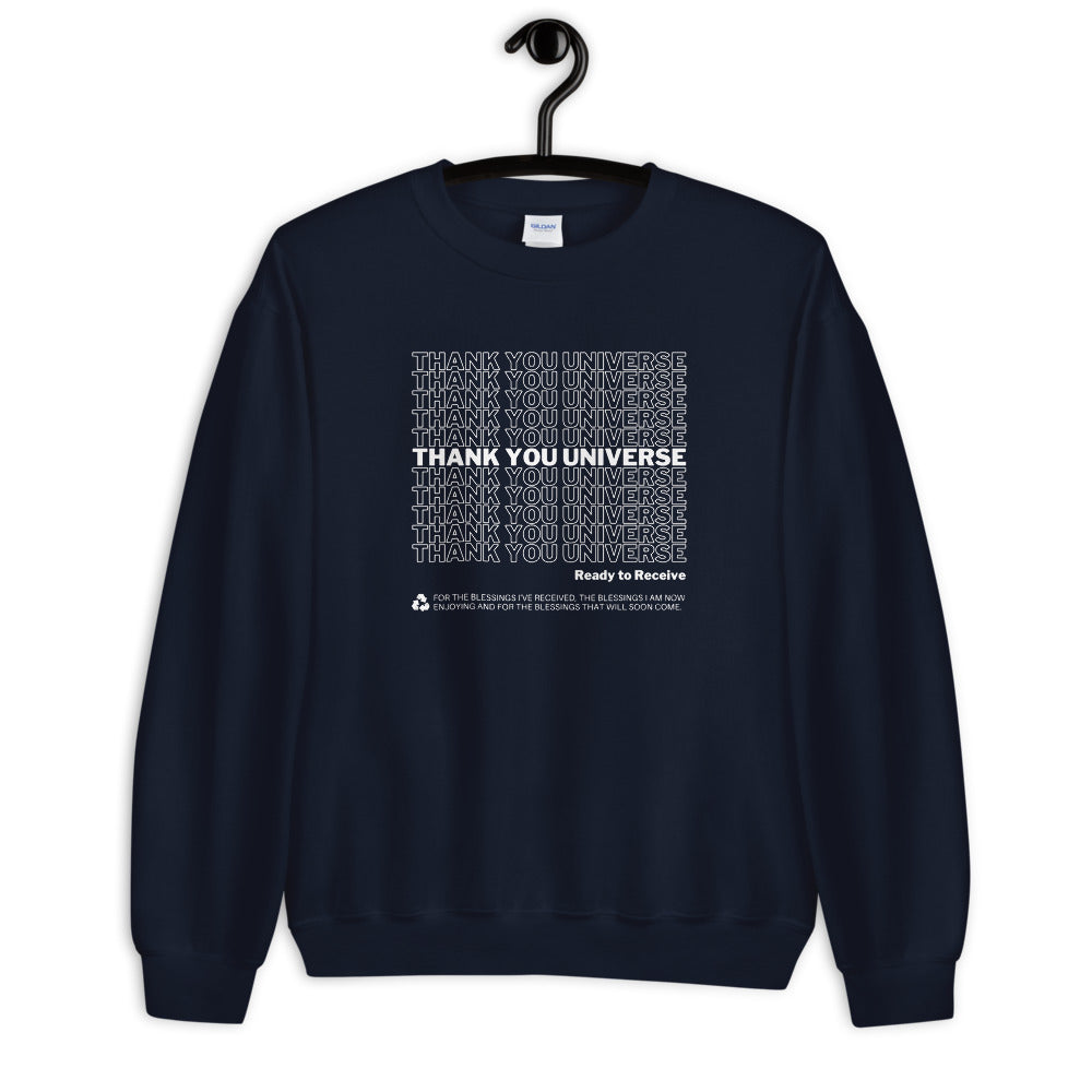 Thank You Universe Sweatshirt (Navy Blue) *Ships separately