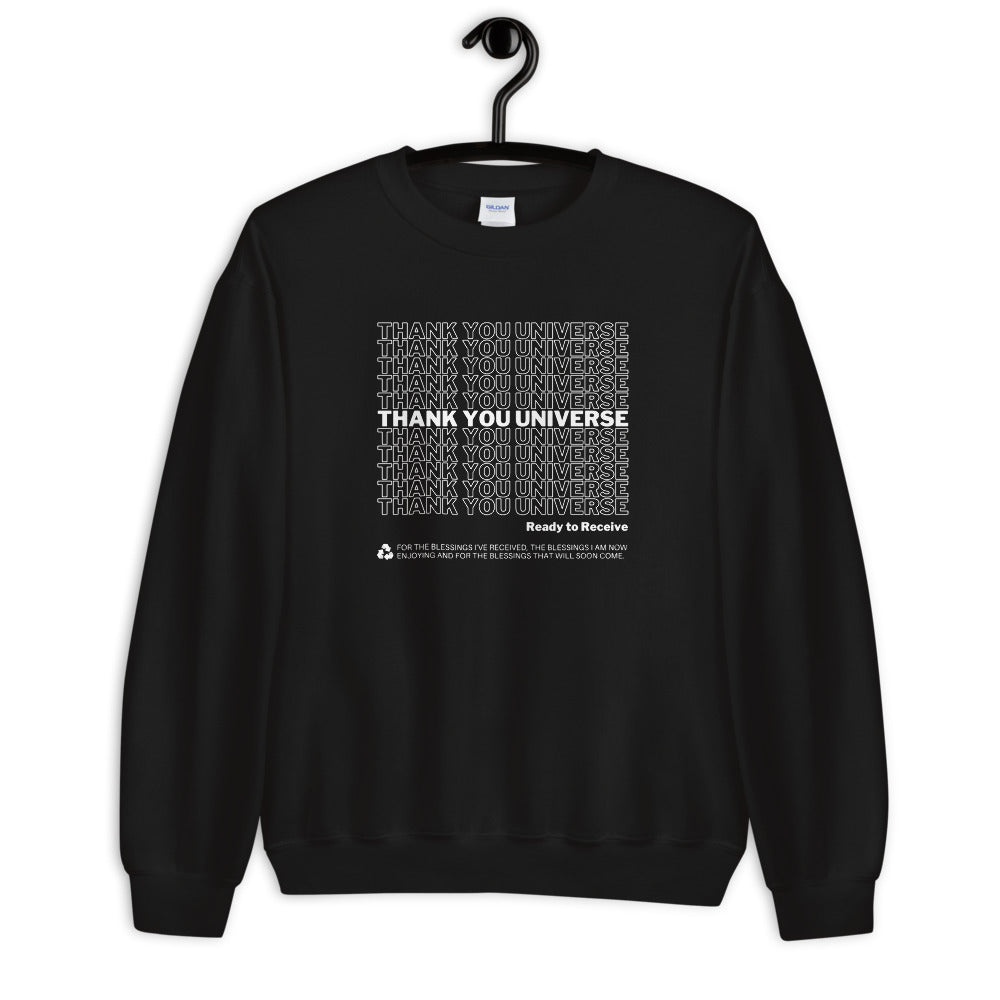 Thank You Universe Sweatshirt (Black) *Ships separately