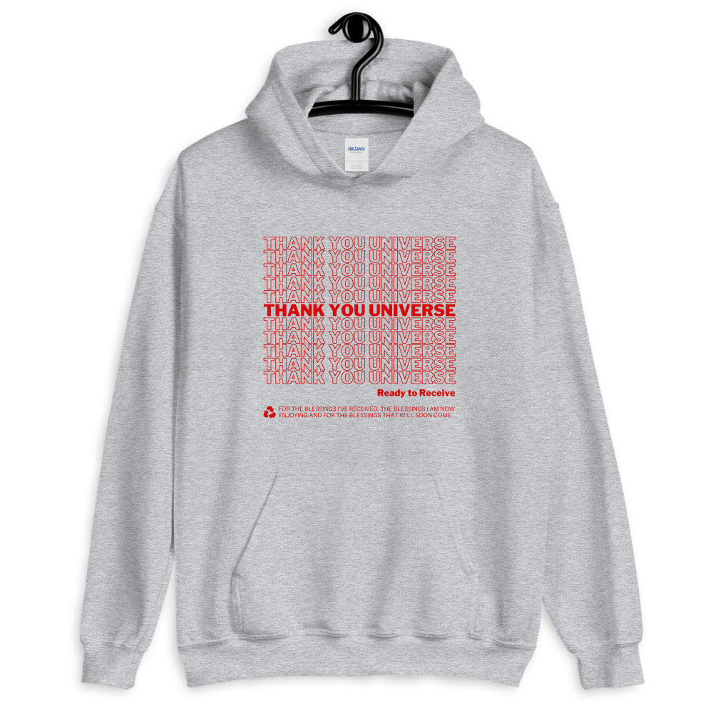 Thank You Universe Hoodie (Heather Grey) *Ships separately