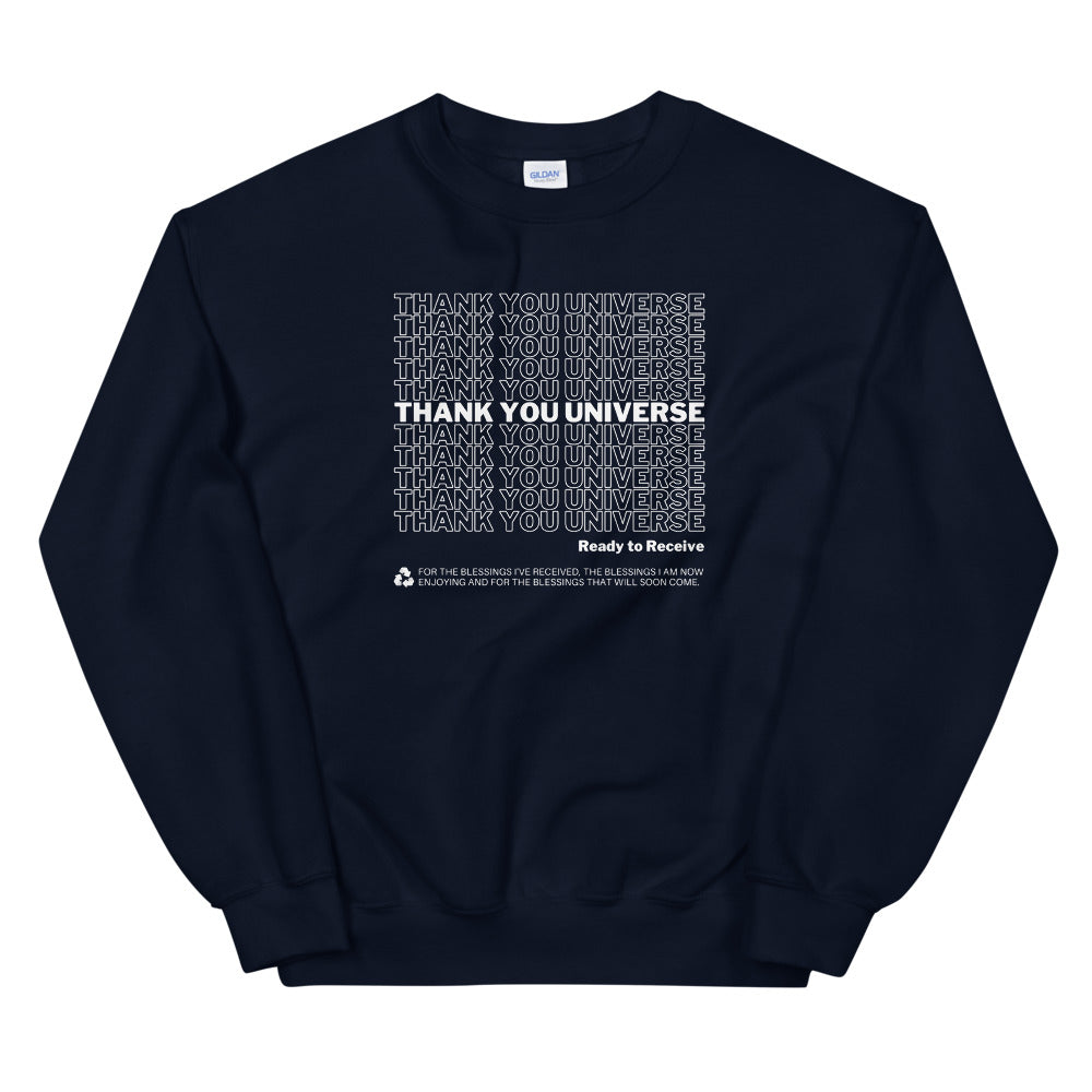 Thank You Universe Sweatshirt (Navy Blue) *Ships separately