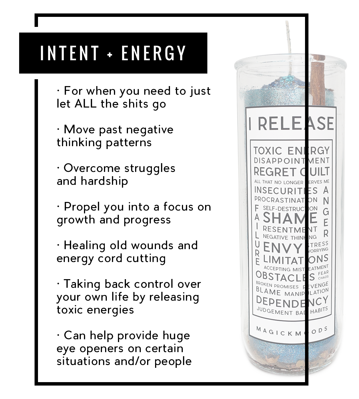 I Release 7-Day Meditation Candle - PREORDER - Ships by 07/01/2025
