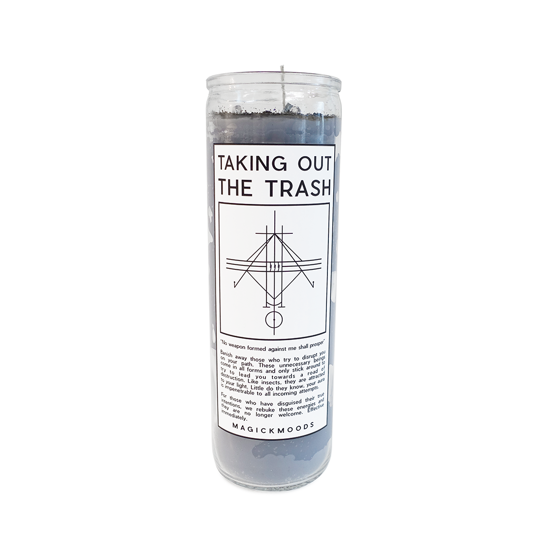 Taking Out The Trash 7-Day Meditation Candle - PREORDER - Ships by Feb 26th, 2024
