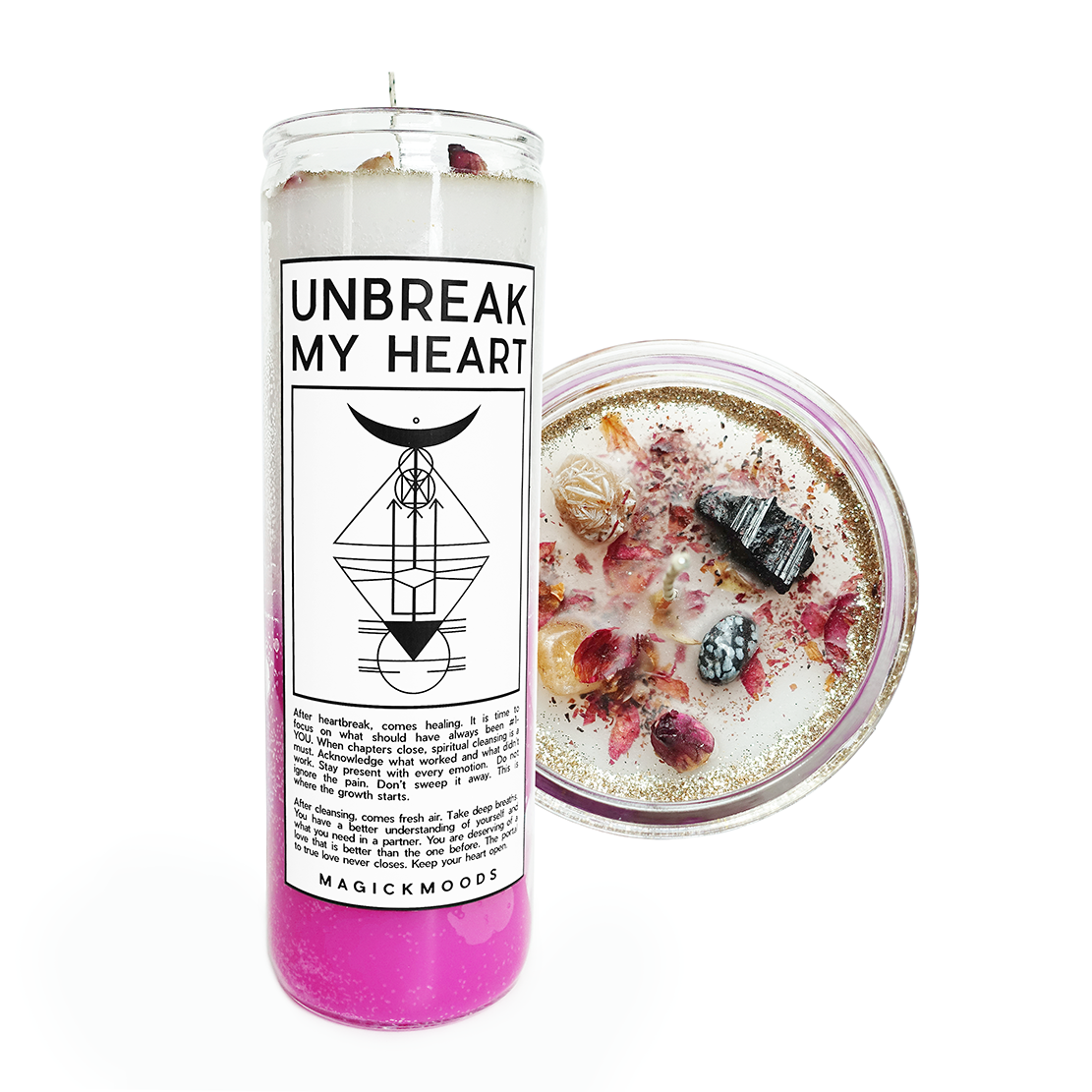 Unbreak My Heart 7-Day Meditation Candle - PREORDER - Ships by Feb 26th, 2024