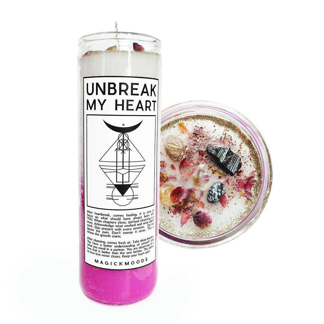 Unbreak My Heart 7-Day Meditation Candle - PREORDER - Ships by 07/01/2025