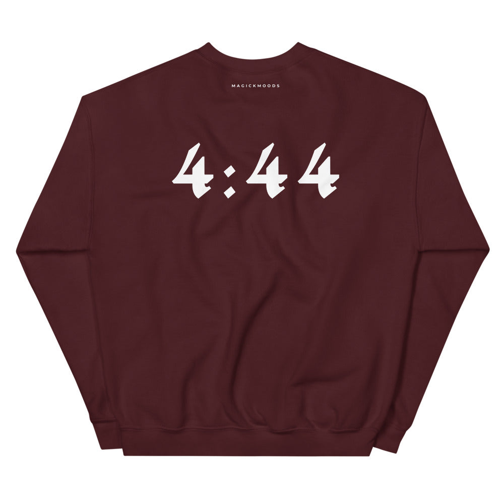 4:44 Angel Sweatshirt - Maroon (Front+Back Design) *Ships Separately