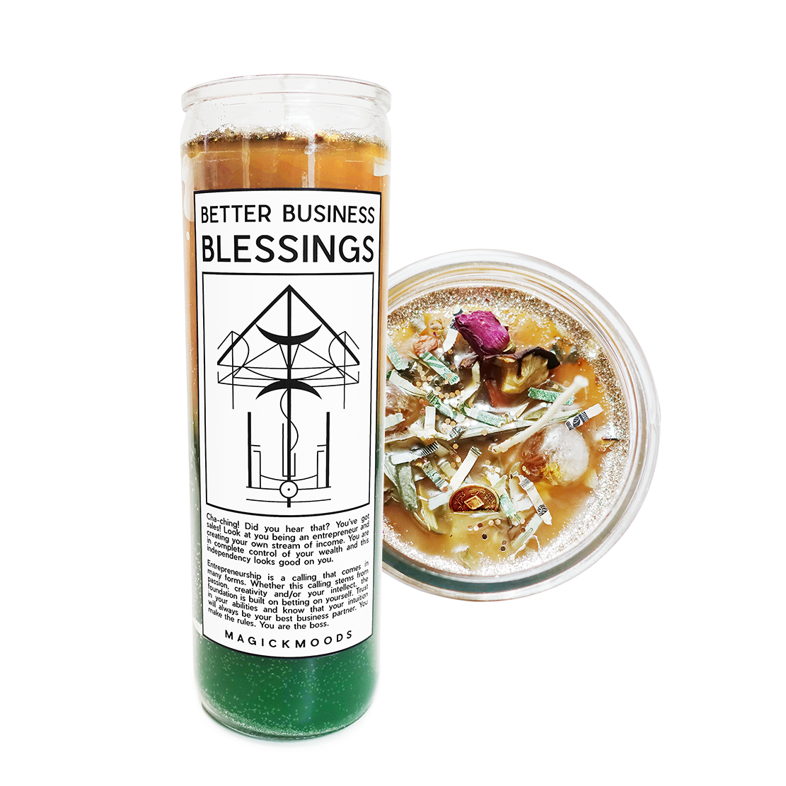 Better Business Blessings (BBB) 7-Day Meditation Candle - PREORDER - Ships by Feb 26th, 2024
