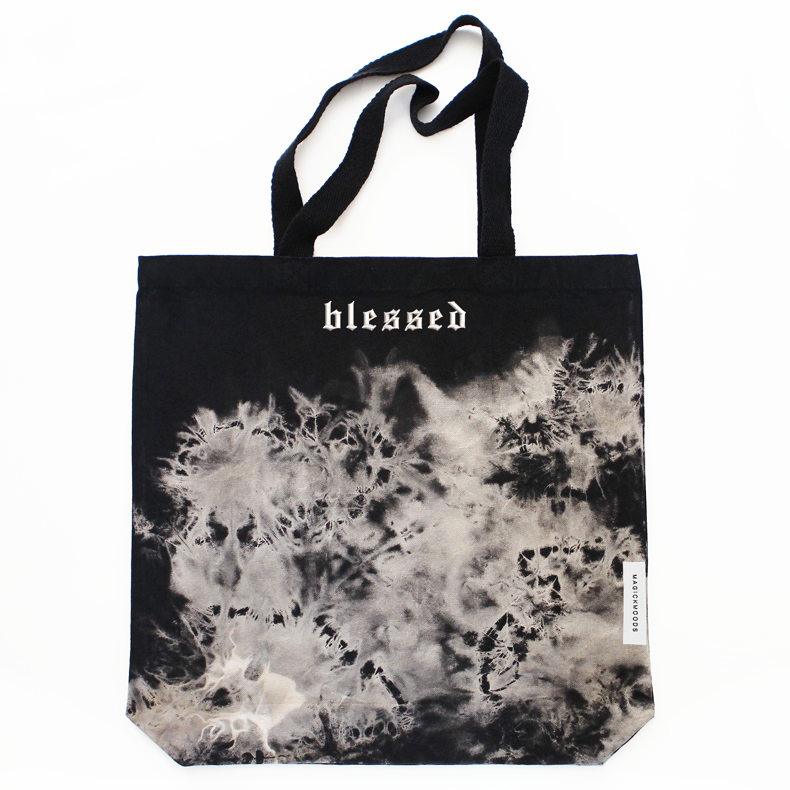 Blessed Acid Washed Canvas Tote Bag