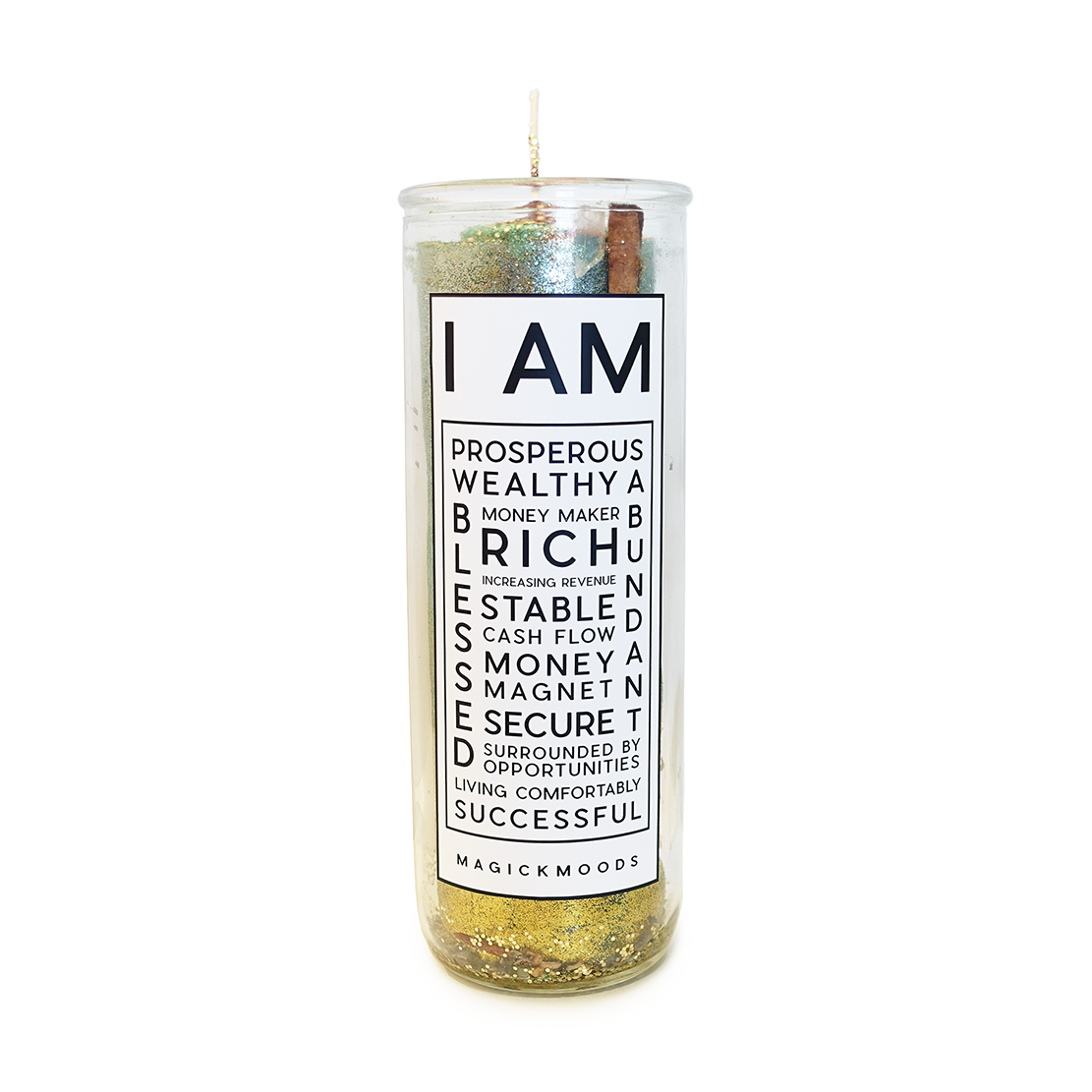 I Am Prosperous 7-Day Meditation Candle - PREORDER - Ships by Feb 26th, 2024