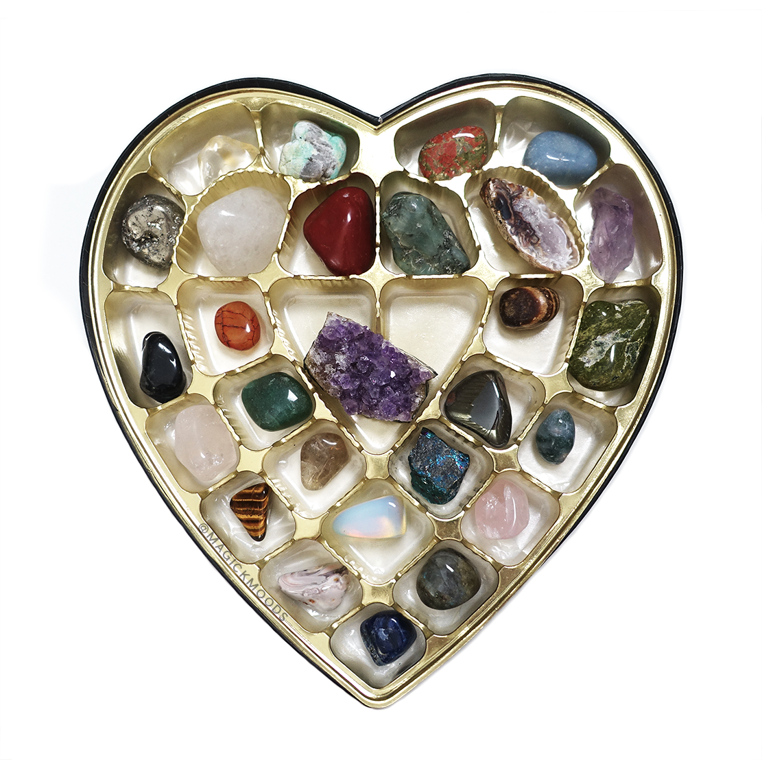 Lovestoned Crystal Heart Box