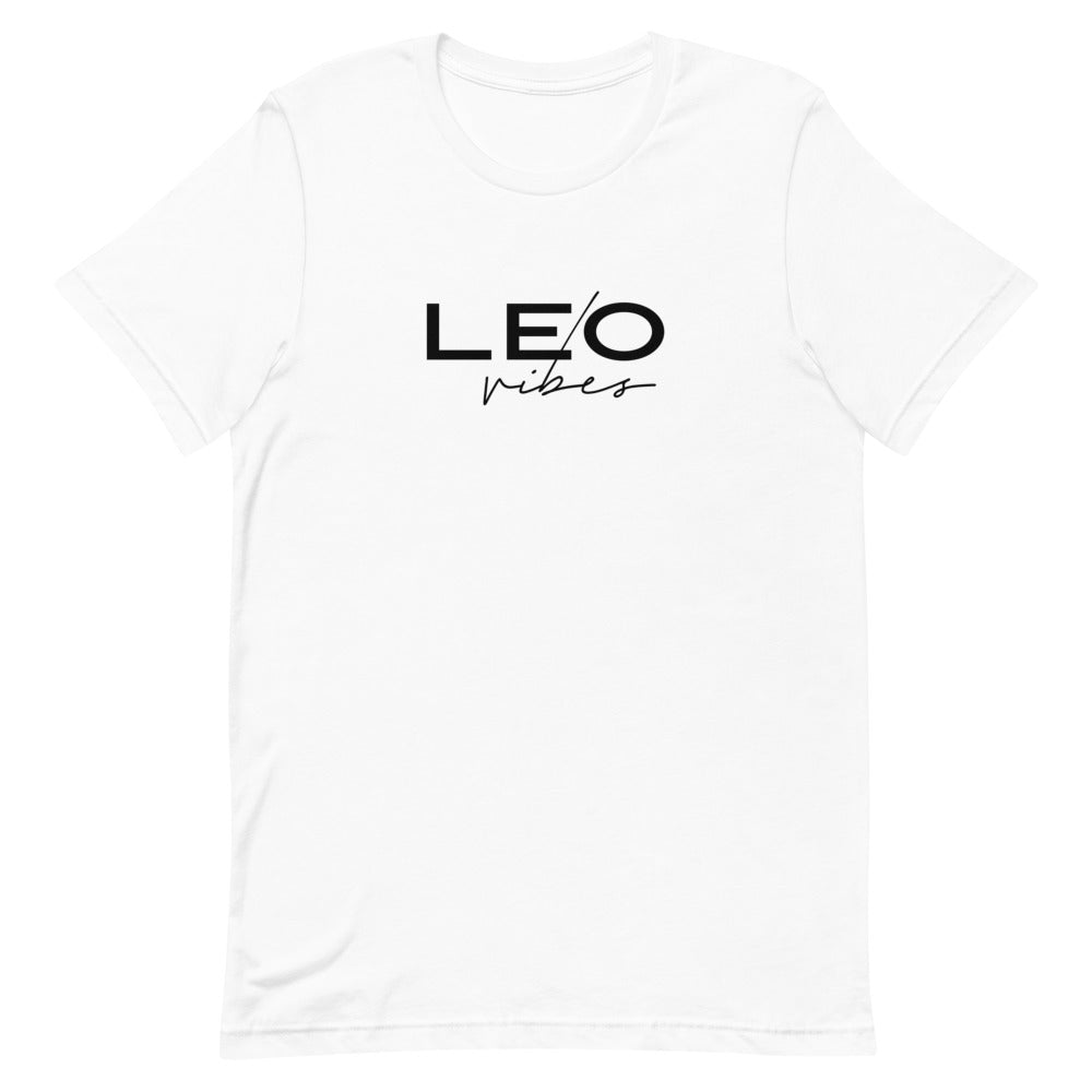 Leo Vibes Zodiac T-Shirt (White) *Ships separately