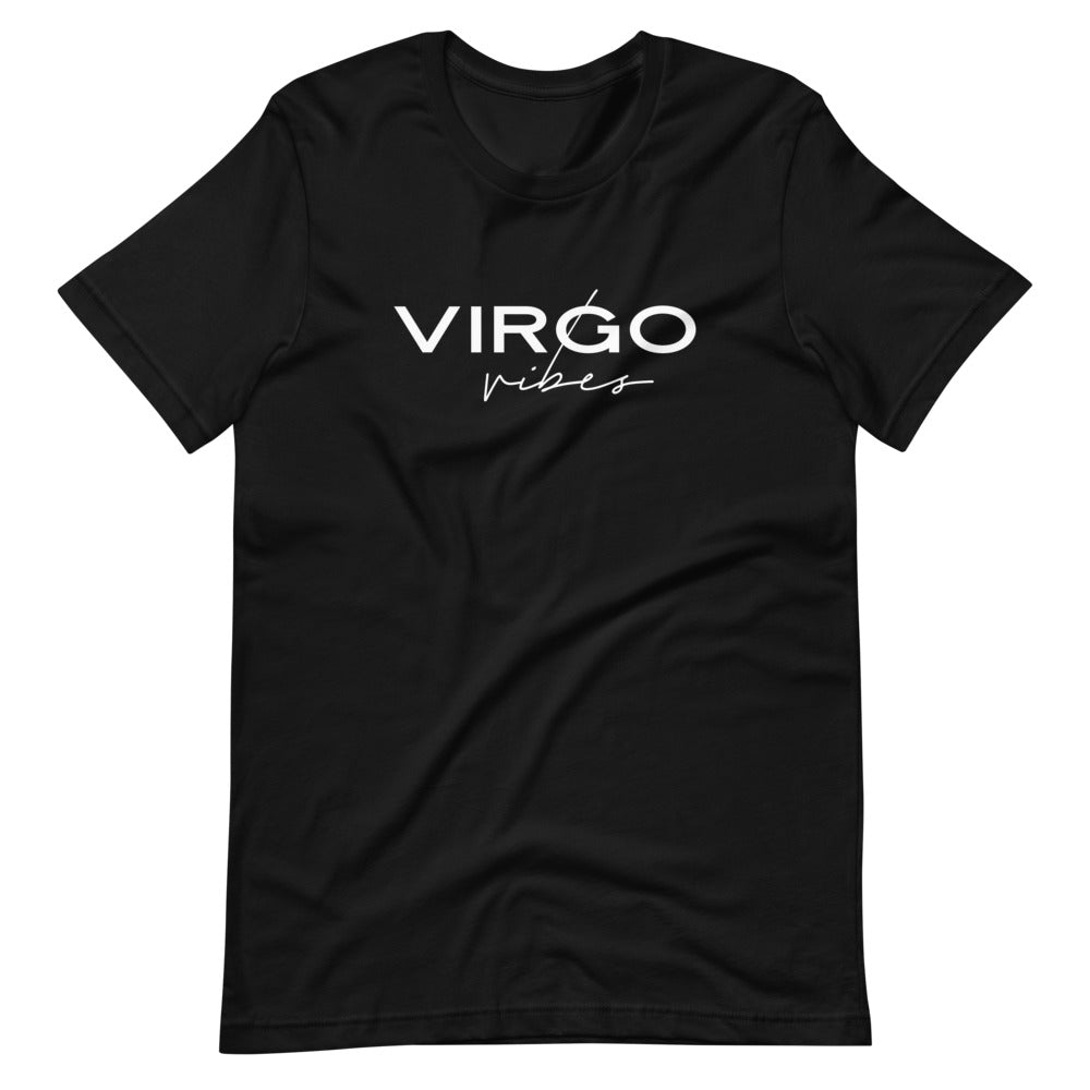 Virgo Vibes Zodiac T-Shirt (Black) *Ships separately
