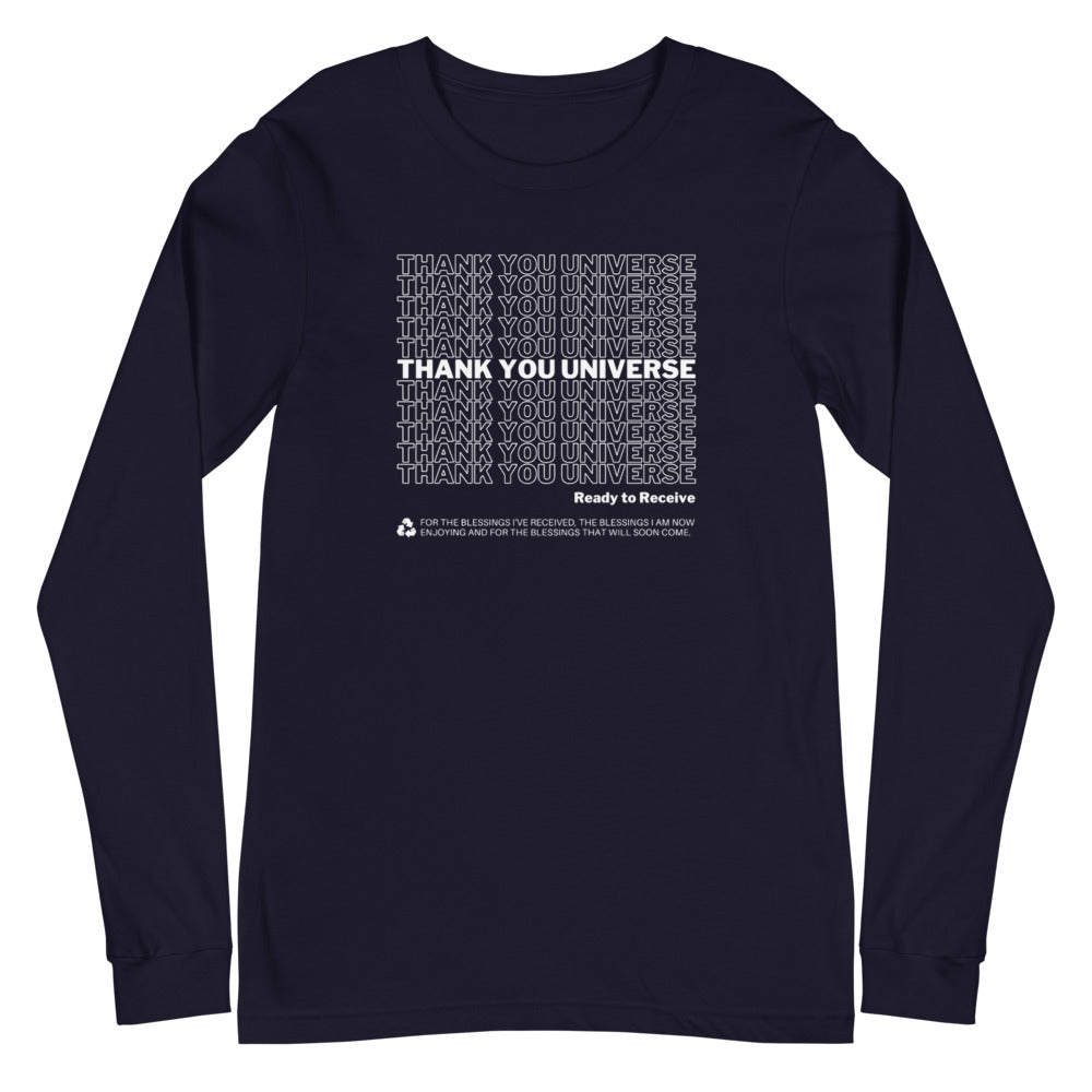 Thank You Universe Long Sleeve (Navy) *Ships separately
