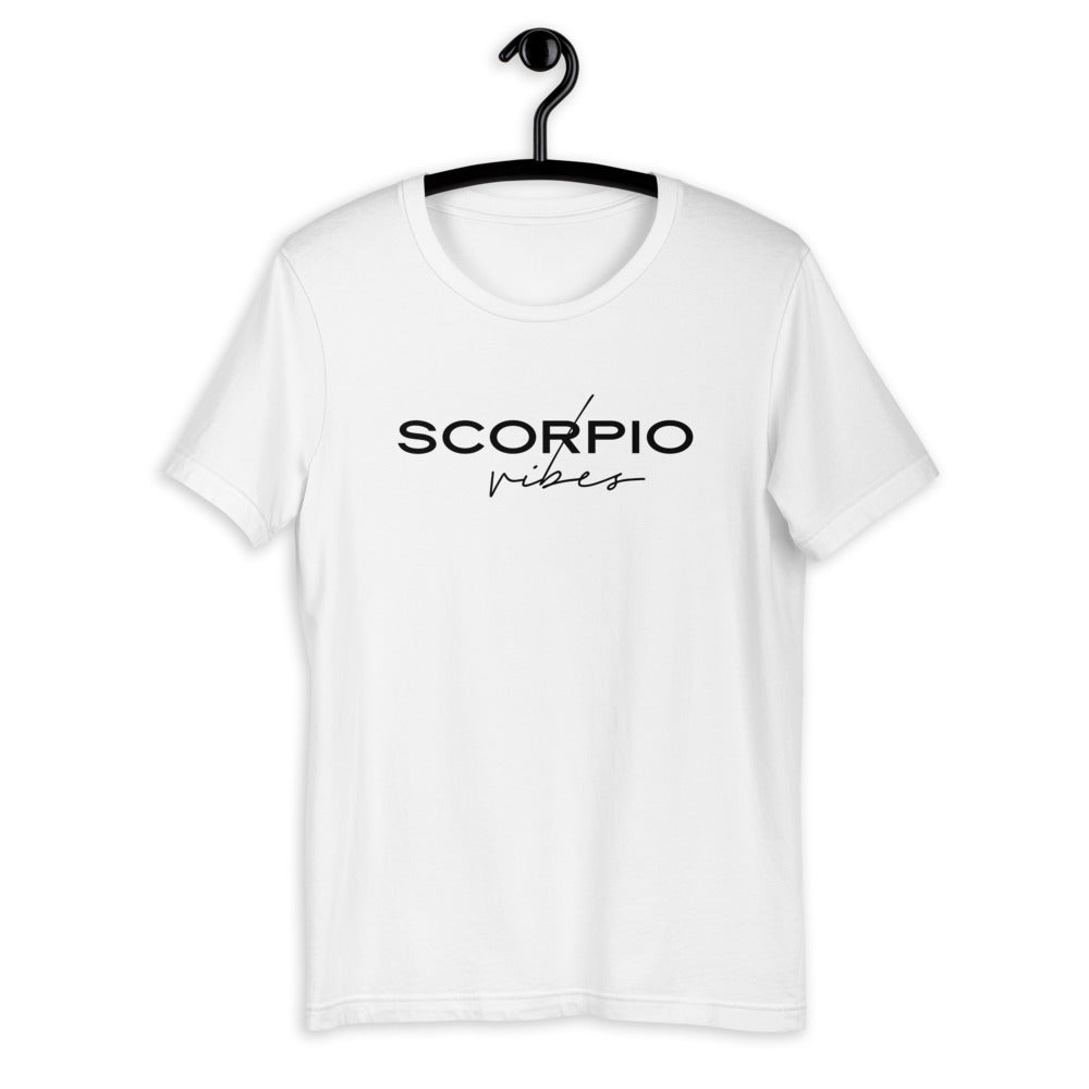 Scorpio Vibes Zodiac T-Shirt (White) *Ships separately