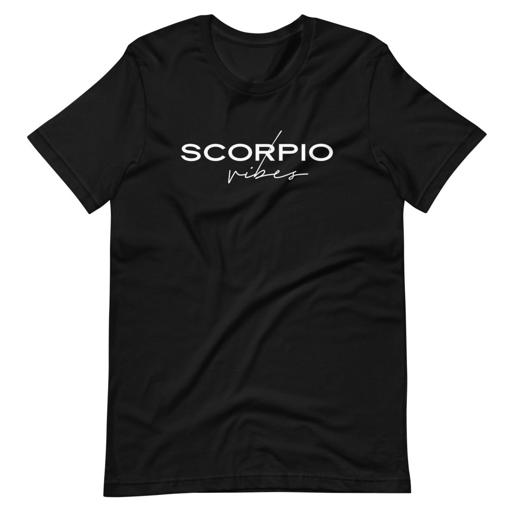 Scorpio Vibes Zodiac T-Shirt (Black) *Ships separately