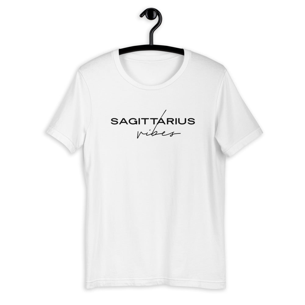 Sagittarius Vibes Zodiac T-Shirt (White) *Ships separately