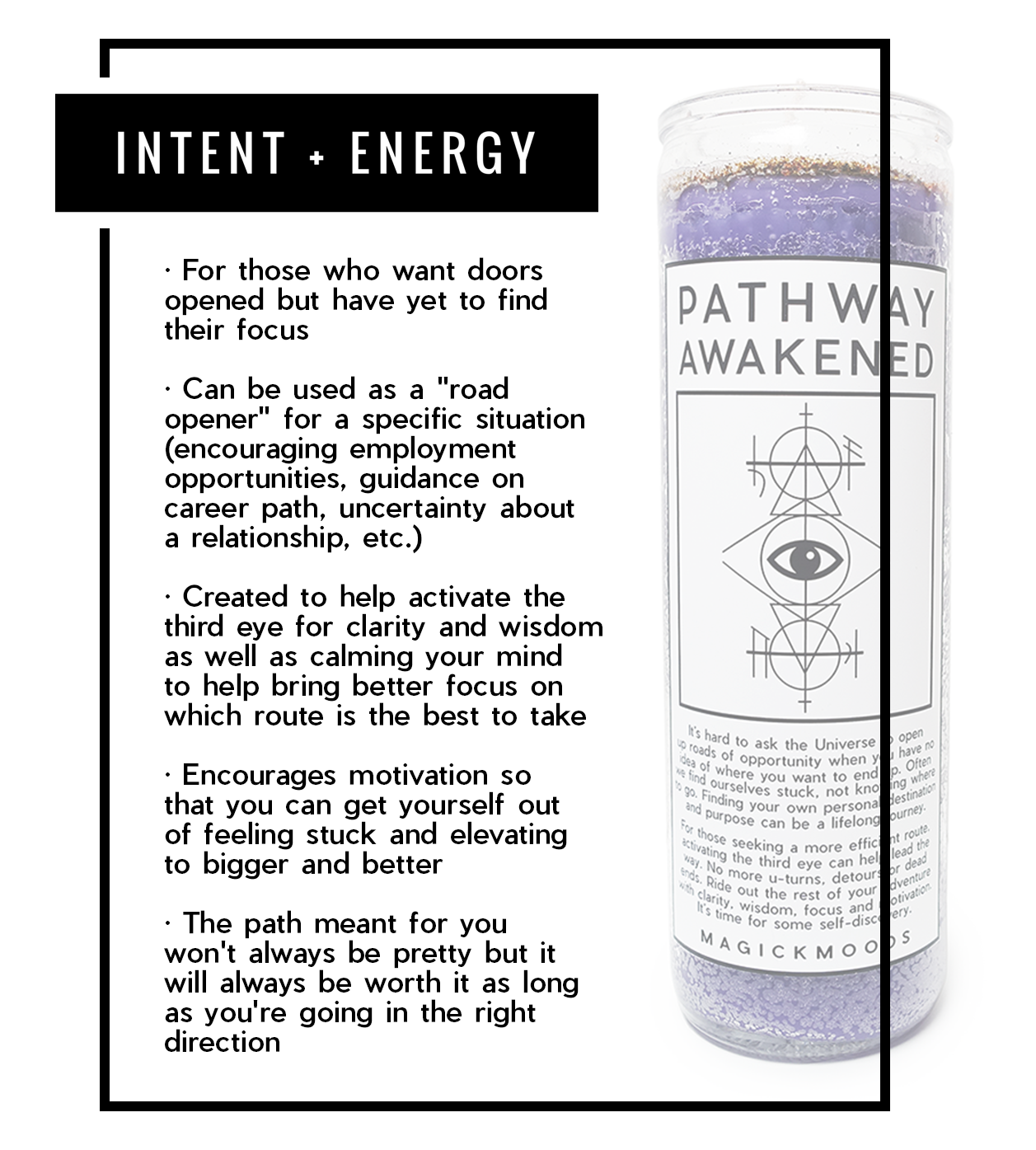 Pathway Awakened 7-Day Meditation Candle - PREORDER - Ships by 04/28