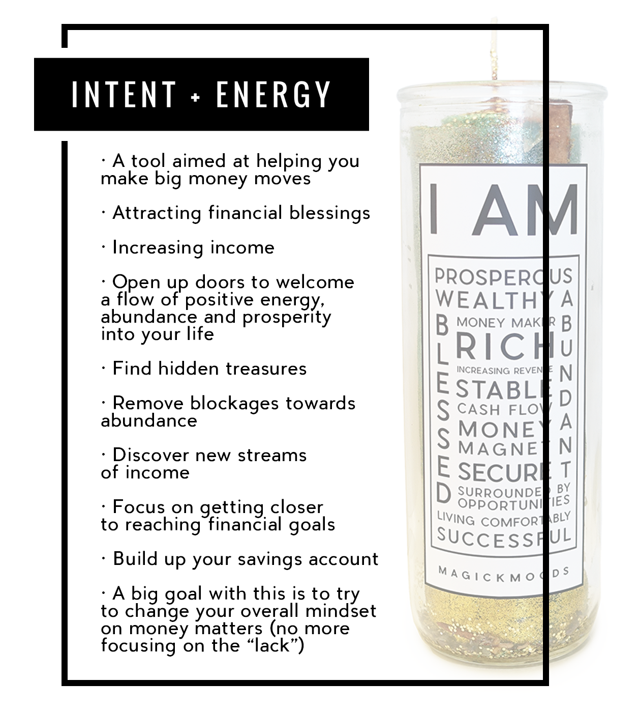 I Am Prosperous 7-Day Meditation Candle - PREORDER - Ships by July 28th, 2023