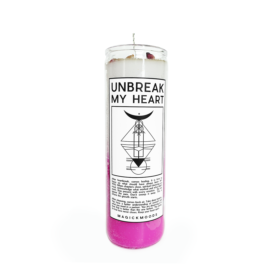Unbreak My Heart 7-Day Meditation Candle - PREORDER - Ships by July 28th, 2023