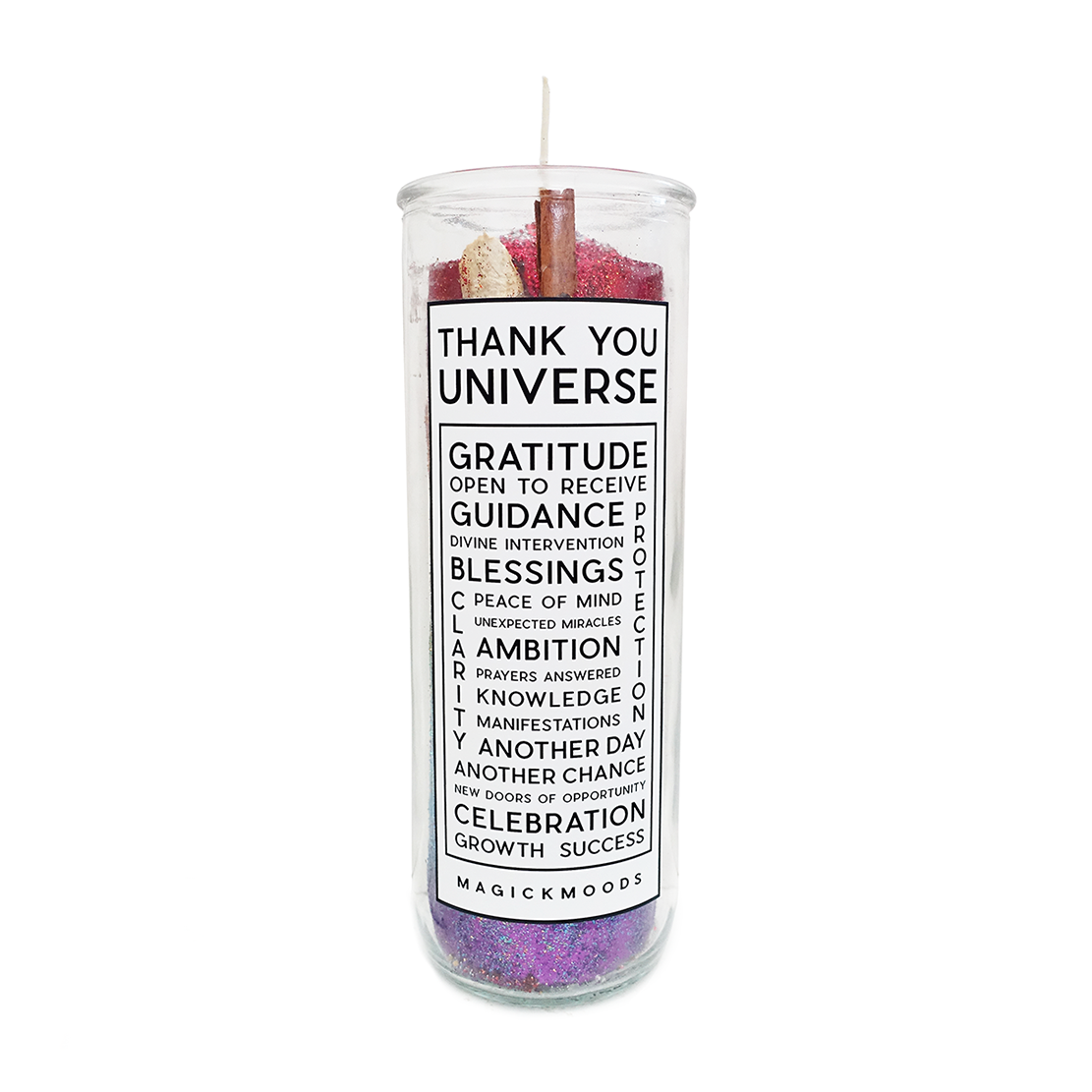 Thank You Universe 7-Day Meditation Candle - PREORDER - Ships by July 28th, 2023
